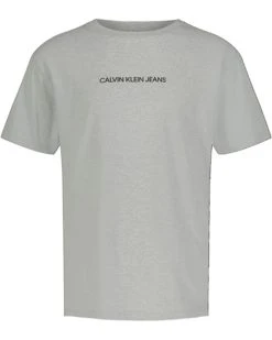Calvin Klein Boys' Classic Ck Logo Crew Neck Tee | Shirts & Tops -Calvin Klein Sales Shop 71m1ZHZZnFS. AC SR736920