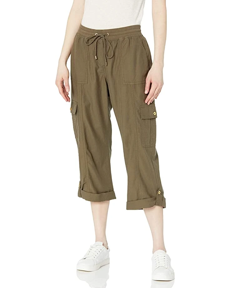 Calvin Klein Women's Cargo W/Cuff DTL | Pants 1 Calvin Klein Women's Cargo W/Cuff DTL | Pants