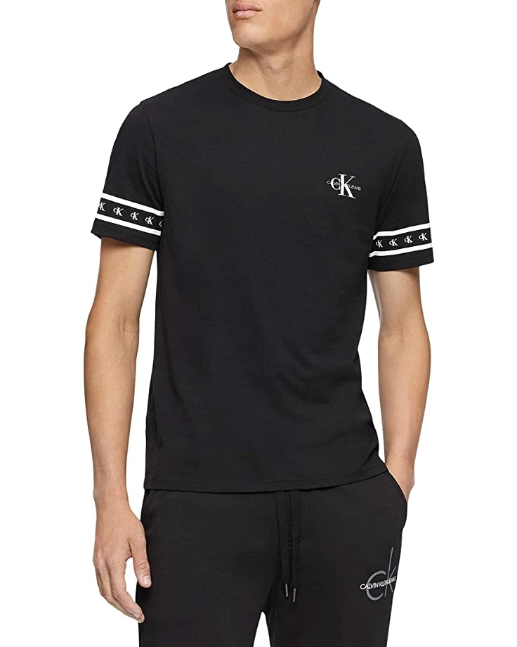Calvin Klein Men's Short Sleeve Monogram Logo T-Shirt | Shirts & Tops 5 Calvin Klein Men's Short Sleeve Monogram Logo T-Shirt | Shirts & Tops - Image 5
