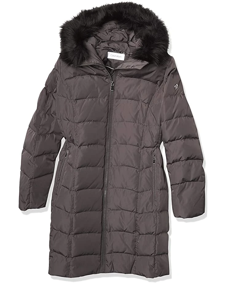 71pu3gIIWpL._AC_SR736920_.jpg Calvin Klein Women's Quilted Faux Fur Trim Hooded Puffer Coat | Coats & Outerwear -Calvin Klein Sales Shop 71pu3gIIWpL. AC SR736920