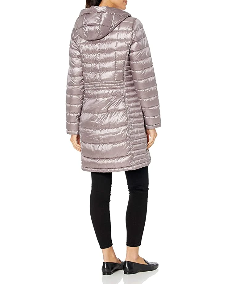 Calvin Klein Women's Walker Packable Jacket With Hood | Coats & Outerwear 2 Calvin Klein Women's Walker Packable Jacket With Hood | Coats & Outerwear - Image 2