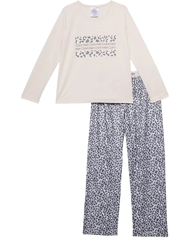 71rWrXv8evL._AC_SR736920_.jpg Calvin Klein Kids Two-Piece Brushed Micro (Little Kids/Big Kids) | Sleepwear -Calvin Klein Sales Shop 71rWrXv8evL. AC SR736920