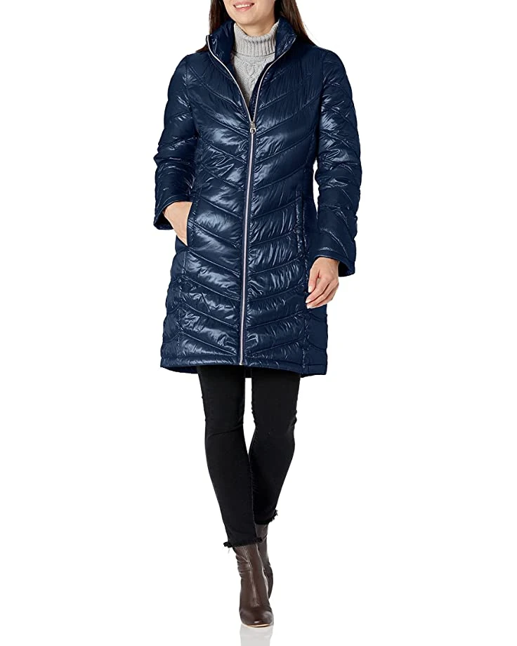 Calvin Klein Women's Chevron Quilted Packable Down Jacket (Standard and Plus) | Coats & Outerwear 5 Calvin Klein Women's Chevron Quilted Packable Down Jacket (Standard and Plus) | Coats & Outerwear - Image 5