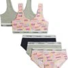 Calvin Klein Girls Underwear Matching Bralette and Panty Multipack Set | Underwear & Intimates