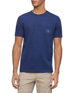 Calvin Klein Men's Short Sleeve Casual Pocket Logo Monogram T-Shirt | Shirts & Tops