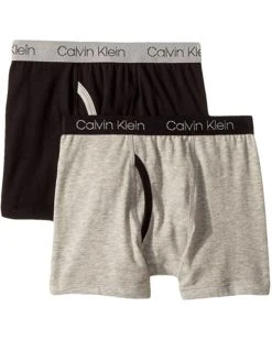 Calvin Klein Kids 2-Pack Cotton Stretch Boxer (Little Kids/Big Kids) | Underwear -Calvin Klein Sales Shop 71xy10rvEaL. AC SR736920