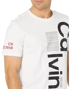 Calvin Klein Short Sleeve Vertical Broken Logo | Shirts & Tops -Calvin Klein Sales Shop 71y K08EUmL. AC SR736920