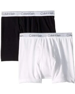 Calvin Klein Kids 2-Pack Modern Cotton Boxer (Little Kids/Big Kids) | Underwear -Calvin Klein Sales Shop 71yGshNMuKL. AC SR736920