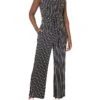 Calvin Klein Women's Sleeveless V Neck Jumpsuit with Self Sash Waist | Jumpsuits & Rompers