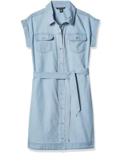 Calvin Klein Girls' Chambray Shirtdress | Dresses