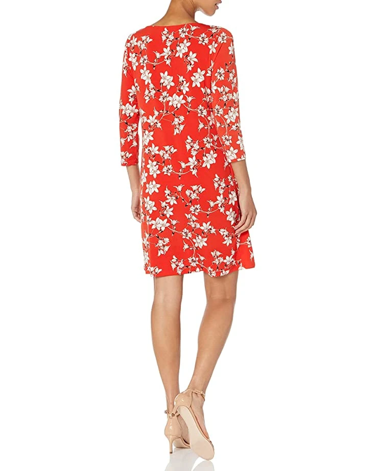 Calvin Klein Women's 3/4 Sleeve Dress with Hardware | Dresses 2 Calvin Klein Women's 3/4 Sleeve Dress with Hardware | Dresses - Image 2