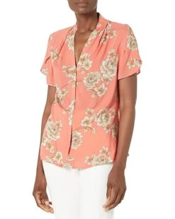 Calvin Klein Women's Short Tulip Sleeve Blouse | Shirts & Tops