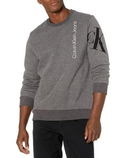 Calvin Klein Men's Long Sleeve Double Stripe Logo T-Shirt | Shirts & Tops -Calvin Klein Sales Shop 813Ut9 3M6L. AC SR736920