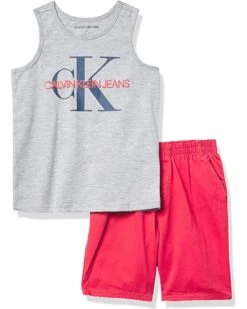 Calvin Klein Baby-boys 2 Pieces Muscle Shorts Set | Kids' Sets -Calvin Klein Sales Shop 814Ej4Gm6uL. AC SR736920