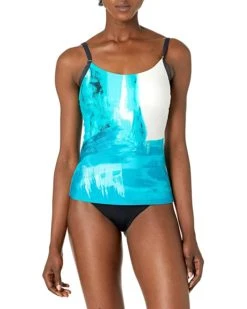 Calvin Klein Women's Over The Shoulder Tankini Swimsuit | Swimwear 2 Calvin Klein Women's Over The Shoulder Tankini Swimsuit | Swimwear -Calvin Klein Sales Shop 814FlRmE18L. AC SR736920