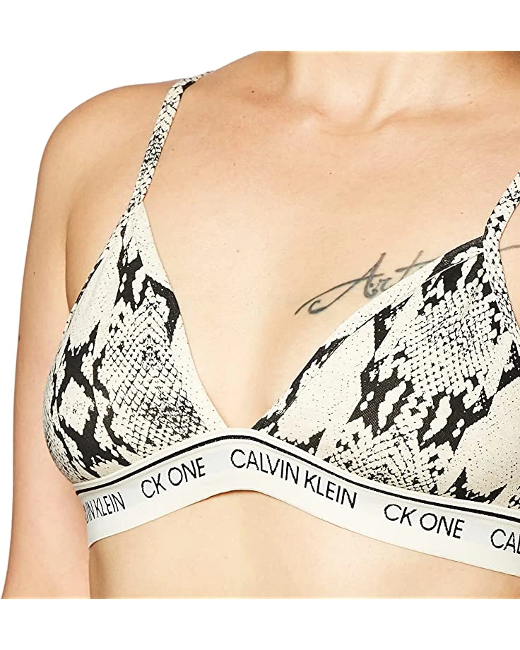 Calvin Klein Women's Ck One Cotton Unlined Triangle Bralette | Underwear & Intimates 3 Calvin Klein Women's Ck One Cotton Unlined Triangle Bralette | Underwear & Intimates - Image 3