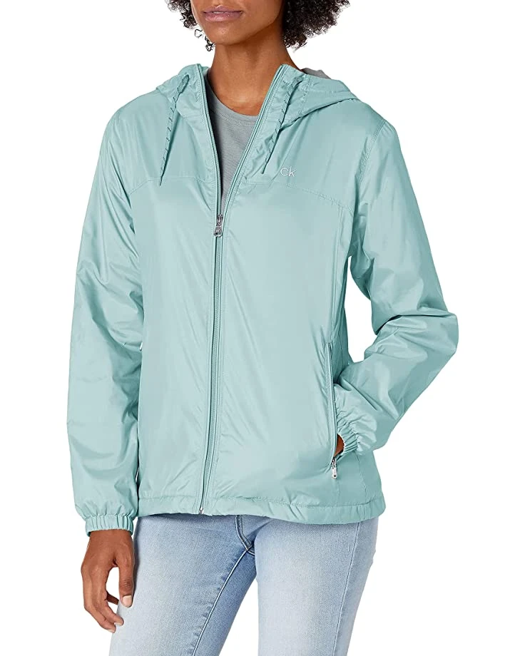 Calvin Klein Womens Zip Front Windbreaker | Coats & Outerwear 9 Calvin Klein Womens Zip Front Windbreaker | Coats & Outerwear - Image 9