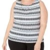 Calvin Klein Women's Plus Size Pleat Neck Cami | Shirts & Tops
