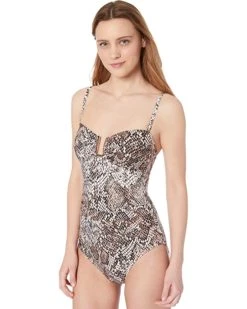 Calvin Klein Women's Standard U Hardware Bandeau One Piece | Swimwear 2 Calvin Klein Women's Standard U Hardware Bandeau One Piece | Swimwear -Calvin Klein Sales Shop 818MADmOygL. AC SR736920