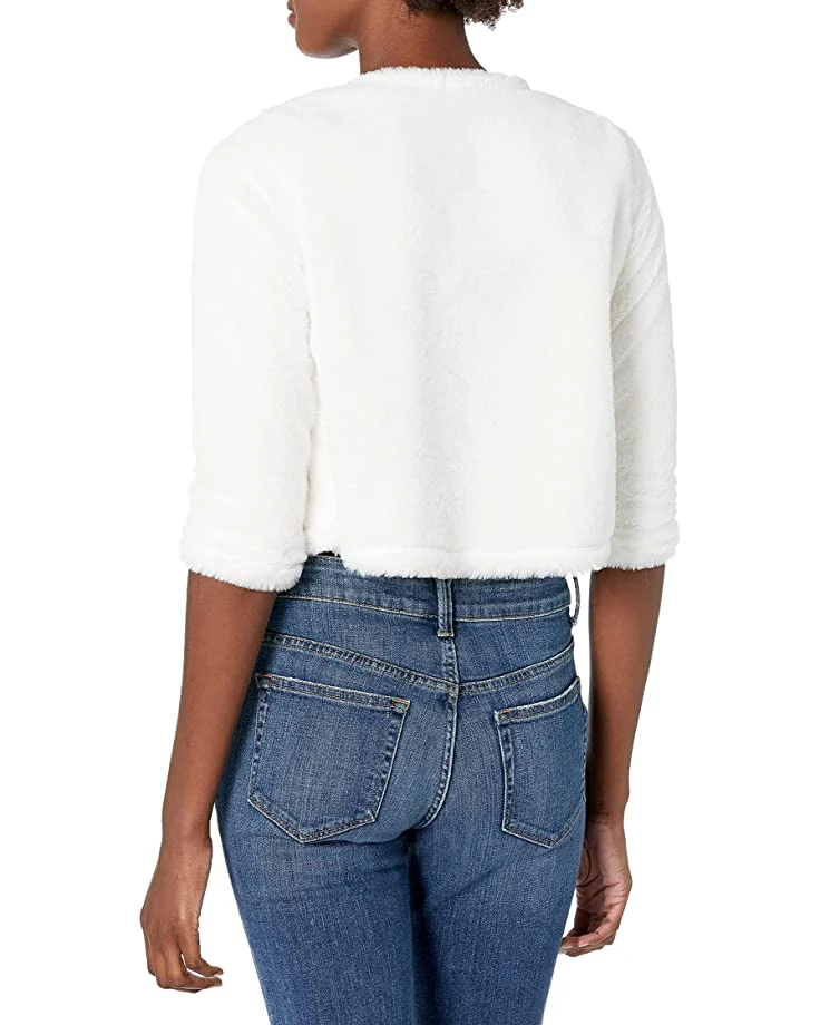 Calvin Klein Women's Solid Faux Fur Shrug | Coats & Outerwear 2 Calvin Klein Women's Solid Faux Fur Shrug | Coats & Outerwear - Image 2
