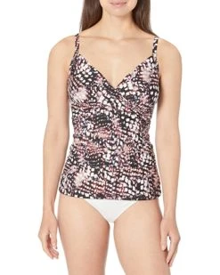Calvin Klein Women's Standard Tankini Swimsuit with Adjustable Straps and Tummy Control | Swimwear -Calvin Klein Sales Shop 819sN027bTL. AC SR736920