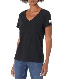 Calvin Klein Women's Short Sleeve Cropped Logo T-Shirt | Shirts & Tops -Calvin Klein Sales Shop 81Ak0gfN9rL. AC SR736920
