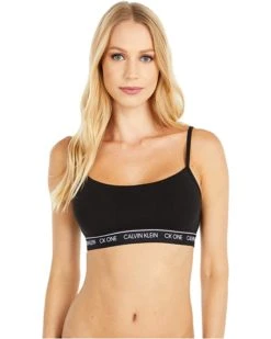 Calvin Klein Underwear One Cotton Average + Full Figure Unlined Bralette | Underwear & Intimates