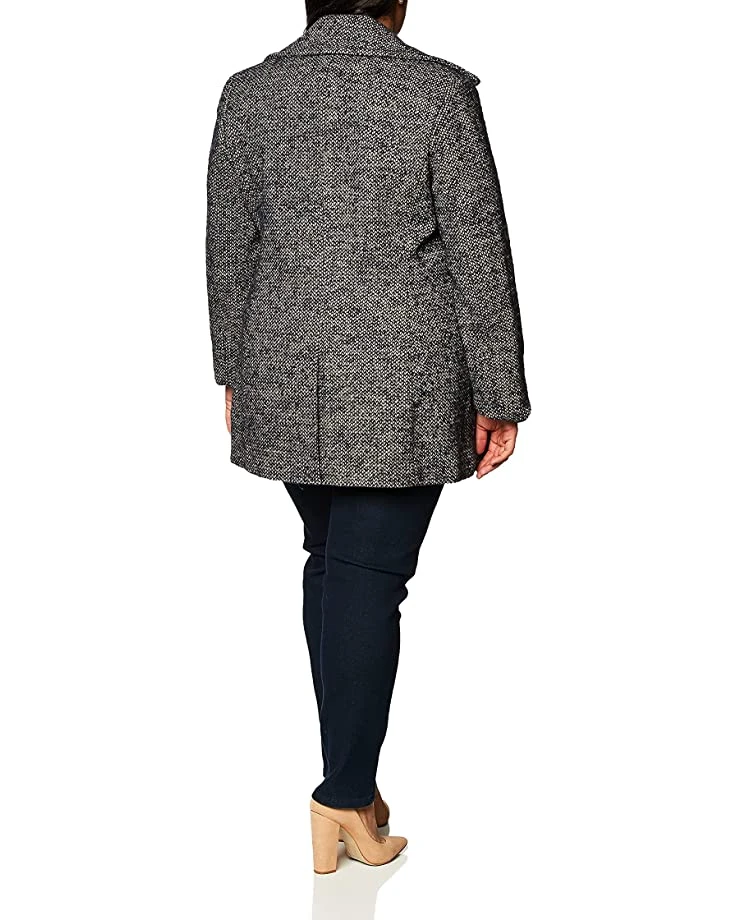 Calvin Klein Women's Single Breasted Wool Peacoat Jacket | Coats & Outerwear 2 Calvin Klein Women's Single Breasted Wool Peacoat Jacket | Coats & Outerwear - Image 2