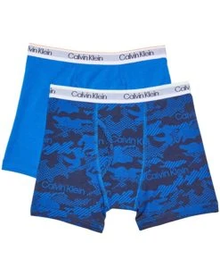 Calvin Klein Kids 2-Pack Modern Cotton Boxer (Little Kids/Big Kids) | Underwear -Calvin Klein Sales Shop 81CtysMbkVS. AC SR736920