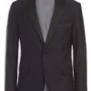 Calvin Klein Boys' Blazer Suit Jacket, 2-Button Single Breasted Closure, Buttoned Cuffs & Front Flap Pockets | Coats & Outerwear