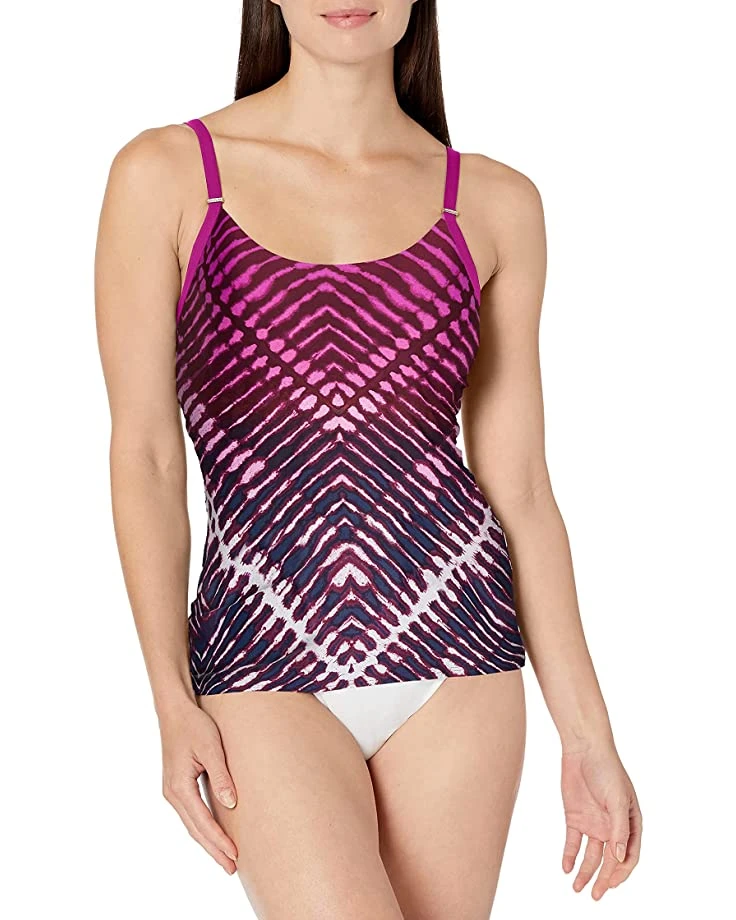 81H1fesEJL._AC_SR736920_.jpg Calvin Klein Women's Over The Shoulder Tankini Swimsuit | Swimwear -Calvin Klein Sales Shop 81H1fesEJL. AC SR736920