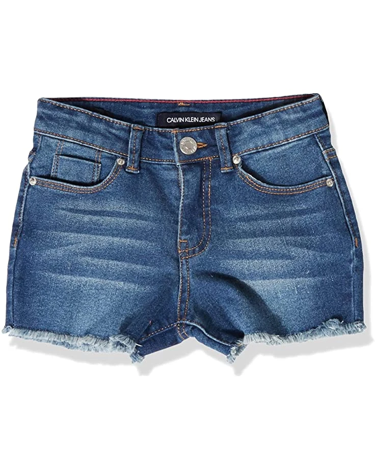 81HosFMrvcL._AC_SR736920_.jpg Calvin Klein Girls' Denim Shorts, Super Soft Stretch Fabric, 5 Functional Pockets & Button Closure -Calvin Klein Sales Shop 81HosFMrvcL. AC SR736920