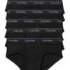 Calvin Klein Underwear Cotton Classic Fit 6-Pack Hip Brief | Underwear