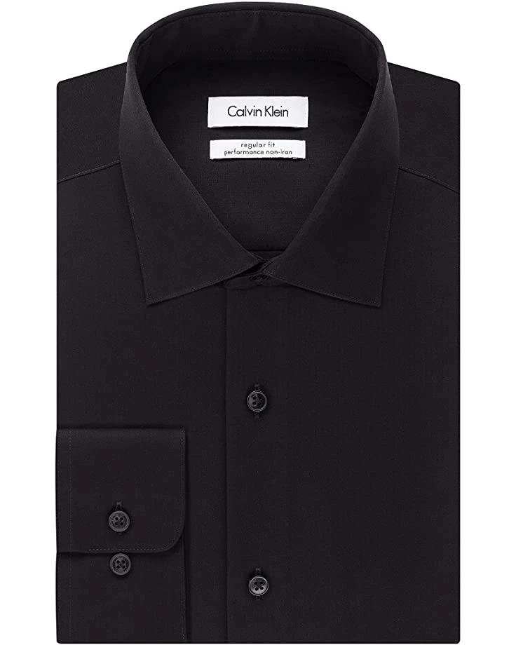 Calvin Klein Men's Dress Shirt Regular Fit Non Iron Herringbone | Shirts & Tops 1 Calvin Klein Men's Dress Shirt Regular Fit Non Iron Herringbone | Shirts & Tops