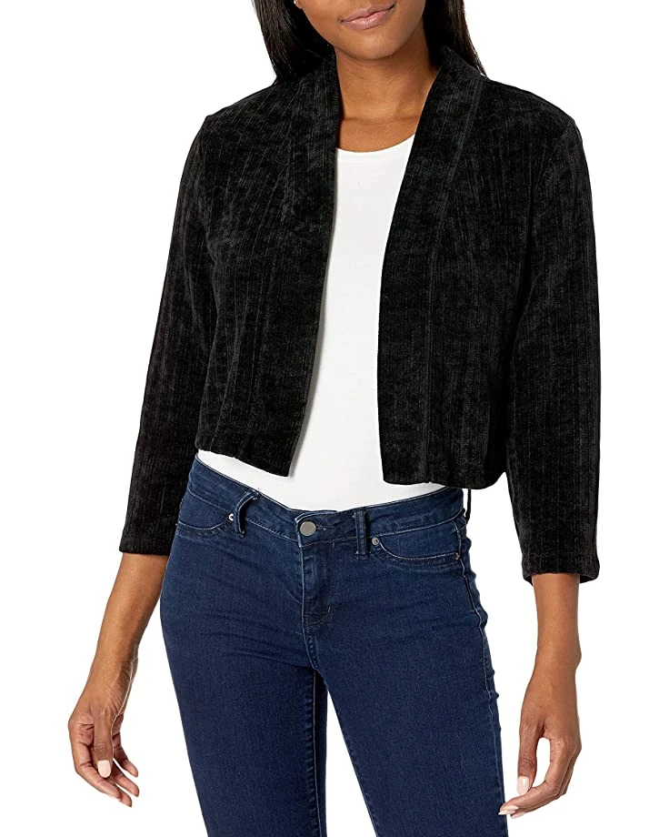 Calvin Klein Women's Three Quarter Cozy Knit Shrug | Sweaters 1 Calvin Klein Women's Three Quarter Cozy Knit Shrug | Sweaters