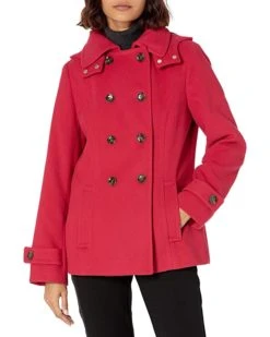 Calvin Klein Women's Double Breasted Peacoat (Petite, Standard, Plus) | Coats & Outerwear