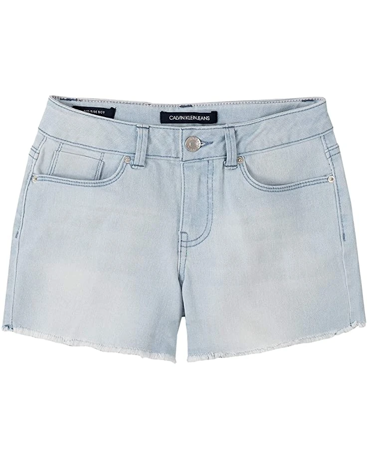 81Mk4ArlQ-L._AC_SR736920_.jpg Calvin Klein Girls' Denim Shorts, Super Soft Stretch Fabric, 5 Functional Pockets & Button Closure -Calvin Klein Sales Shop 81Mk4ArlQ L. AC SR736920