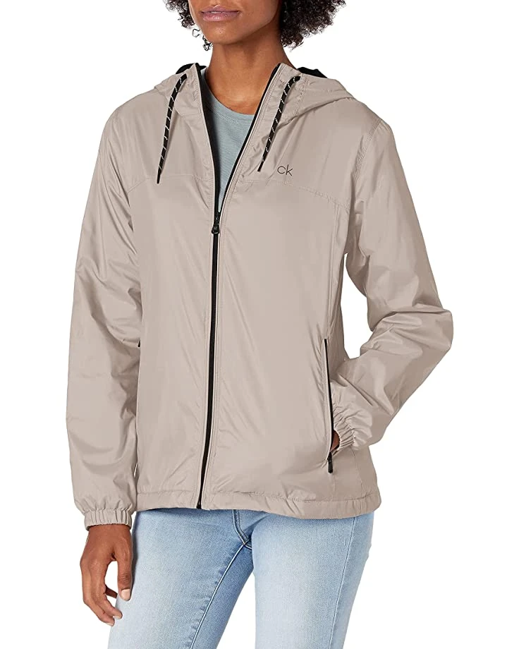 Calvin Klein Womens Zip Front Windbreaker | Coats & Outerwear 7 Calvin Klein Womens Zip Front Windbreaker | Coats & Outerwear - Image 7