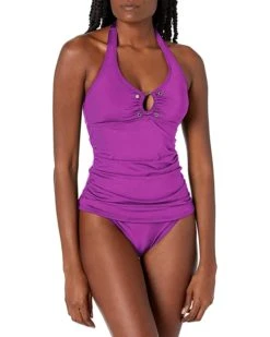 Calvin Klein Women's Solid Halter Tankini Swimsuit with Removable Soft Cups | Swimwear 12 Calvin Klein Women's Solid Halter Tankini Swimsuit with Removable Soft Cups | Swimwear -Calvin Klein Sales Shop 81O9F5 N88L. AC SR736920