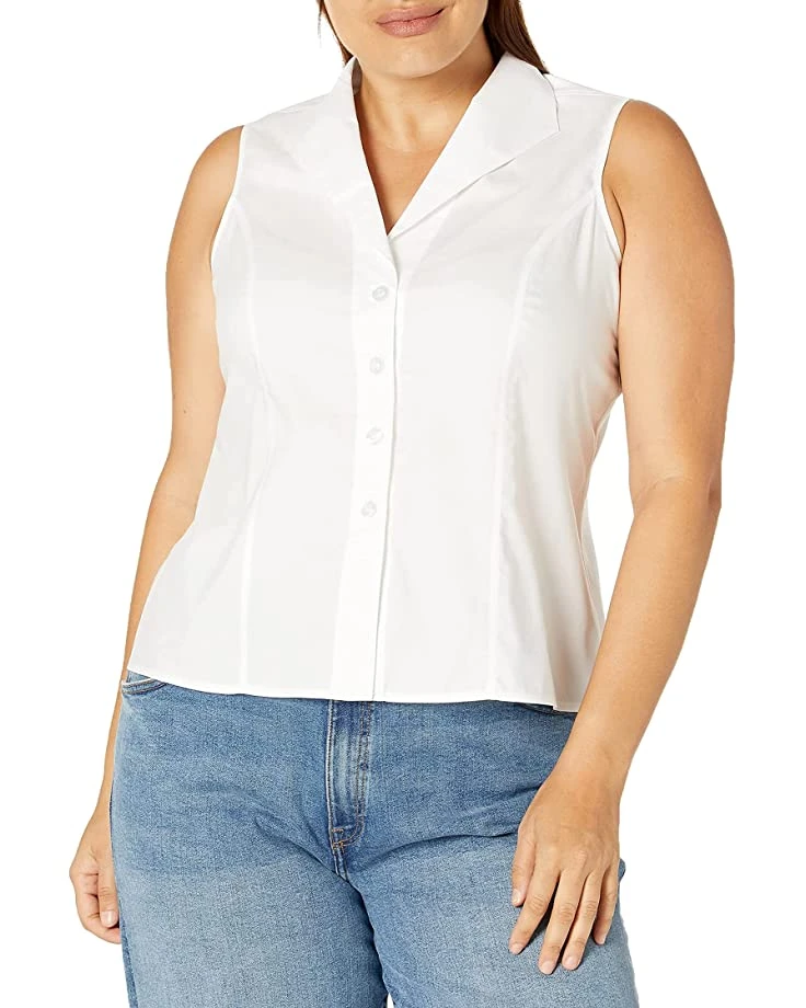81OC7s8hoWL._AC_SR736920_.jpg Calvin Klein Women's Plus Size Sleeveless Wrinkle Free Button Down Top | Shirts & Tops -Calvin Klein Sales Shop 81OC7s8hoWL. AC SR736920