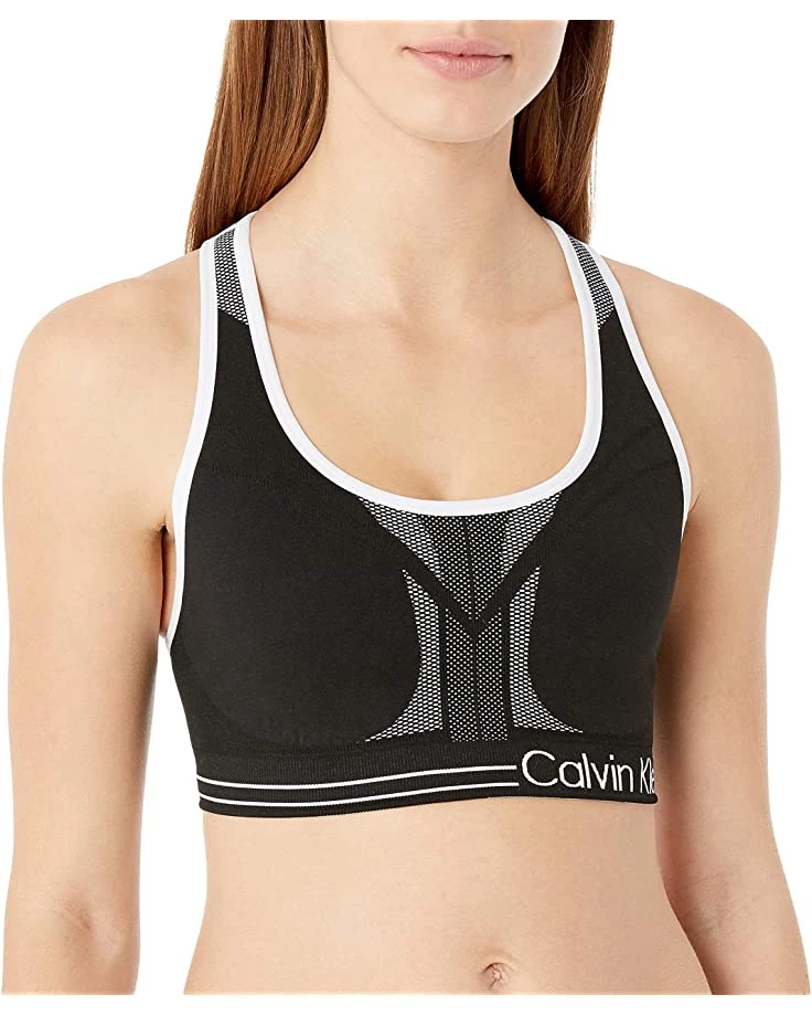 Calvin Klein Women's Performance Moisture Wicking Medium Impact Reversible Seamless Sports Bra | Underwear & Intimates 1 Calvin Klein Women's Performance Moisture Wicking Medium Impact Reversible Seamless Sports Bra | Underwear & Intimates