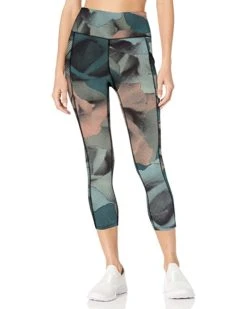 Calvin Klein Performance Women's Print High Waist Crop Tight Legging | Pants -Calvin Klein Sales Shop 81Opp3gx 4L. AC SR736920