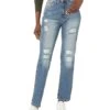 Calvin Klein Women's High Rise Straight Fit Jeans