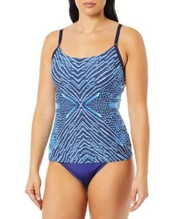 Calvin Klein Women's Over The Shoulder Tankini Swimsuit | Swimwear 3 Calvin Klein Women's Over The Shoulder Tankini Swimsuit | Swimwear -Calvin Klein Sales Shop 81T2d39OoUL. AC SR736920