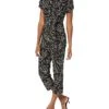 Calvin Klein Women's Tulip Sleeve Jumpsuit with Self Belt | Jumpsuits & Rompers