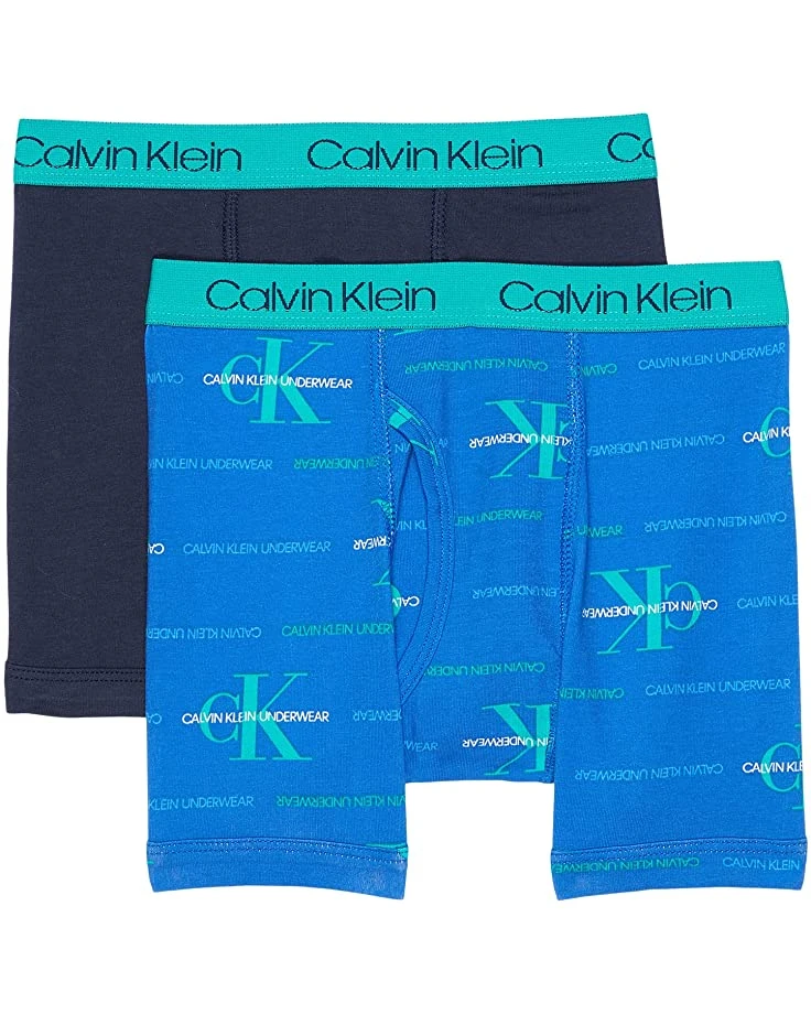Calvin Klein Kids 2-Pack Boxer Brief (Little Kids/Big Kids) | Underwear 1 Calvin Klein Kids 2-Pack Boxer Brief (Little Kids/Big Kids) | Underwear