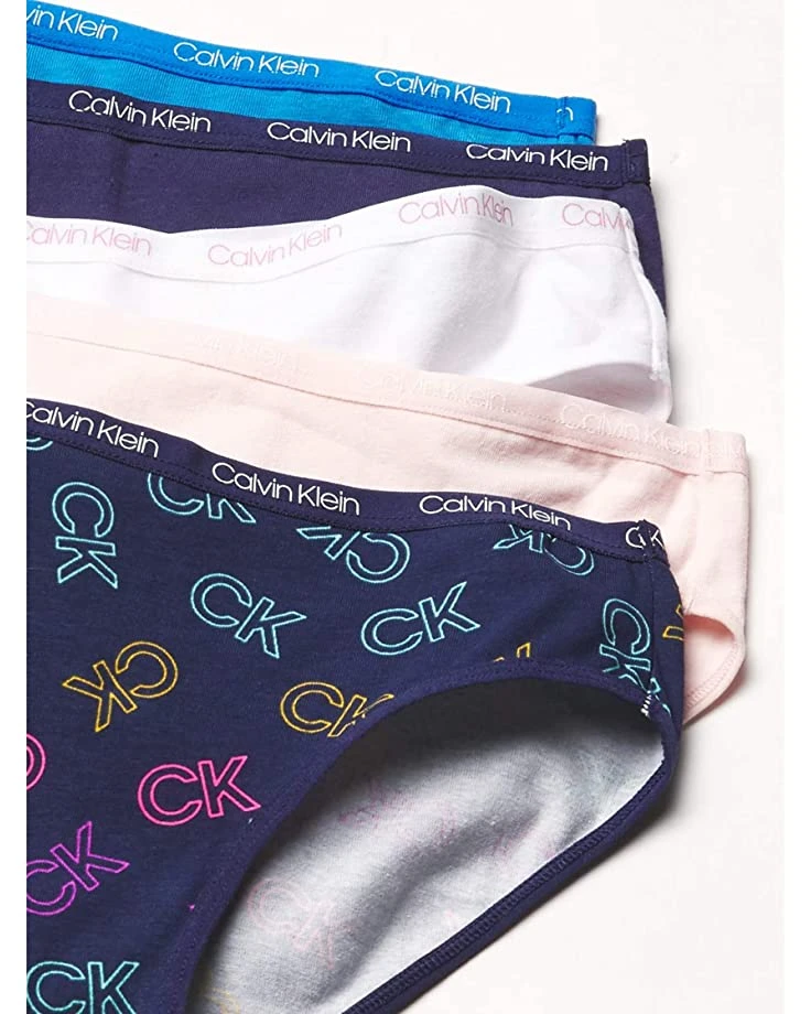 Calvin Klein Girls' Underwear Cotton Bikini Panty, 5 Pack | Underwear & Intimates 2 Calvin Klein Girls' Underwear Cotton Bikini Panty, 5 Pack | Underwear & Intimates - Image 2