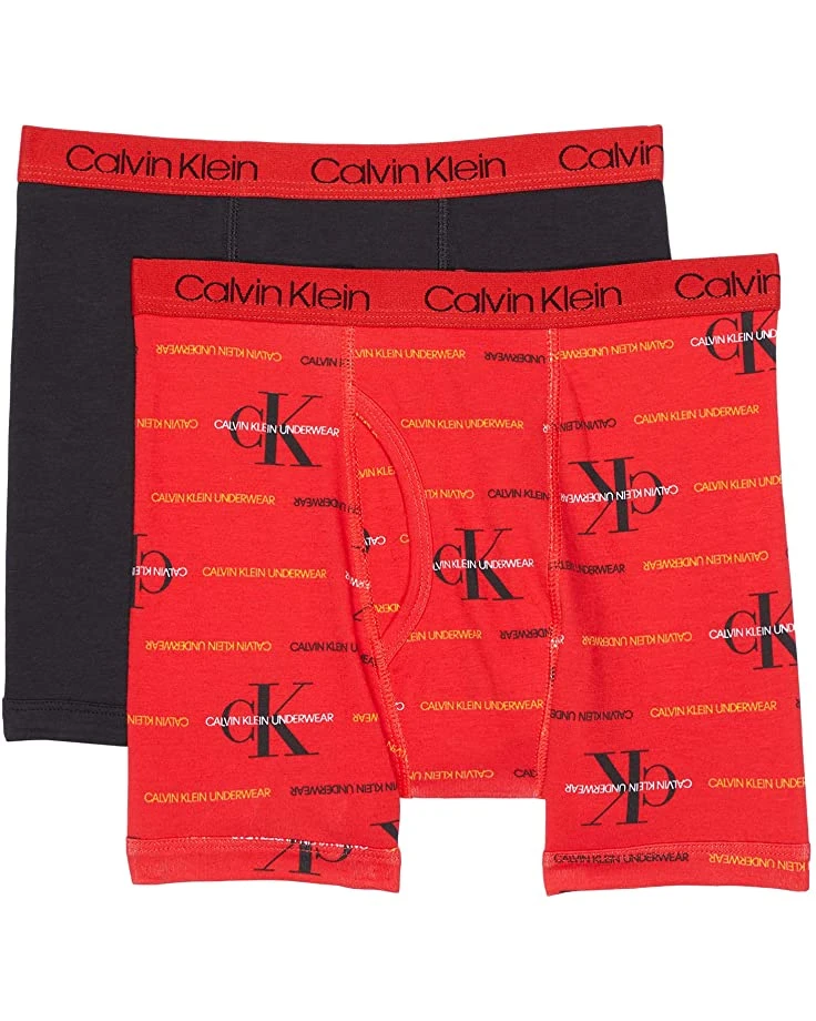 Calvin Klein Kids 2-Pack Boxer Brief (Little Kids/Big Kids) | Underwear 2 Calvin Klein Kids 2-Pack Boxer Brief (Little Kids/Big Kids) | Underwear - Image 2