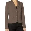 Calvin Klein Women's Two Button Lux Blazer (Petite, Standard, & Plus) | Coats & Outerwear