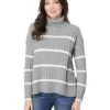 Calvin Klein Striped Cowl Neck | Sweaters